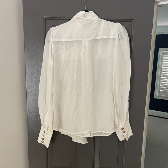 NWT Zimmermann Crepe Utility Shirt, size 1 - Picture 5 of 6